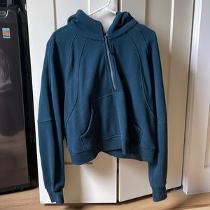 Lululemon scuba oversized half zip hoodie hunter green